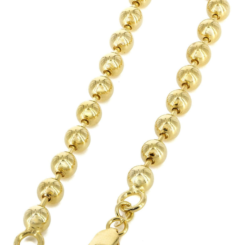 14K Gold Bracelet Dog Tag