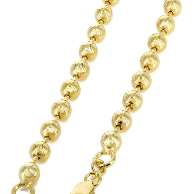 Mens Dog Tag Bracelet 10K/14K Yellow Gold