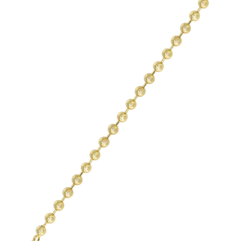 14K Gold Bracelet Dog Tag