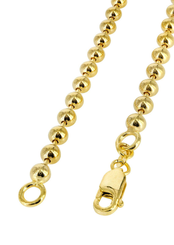 Gold Chain - Womens Dog Tag Chain 10K/14K Gold