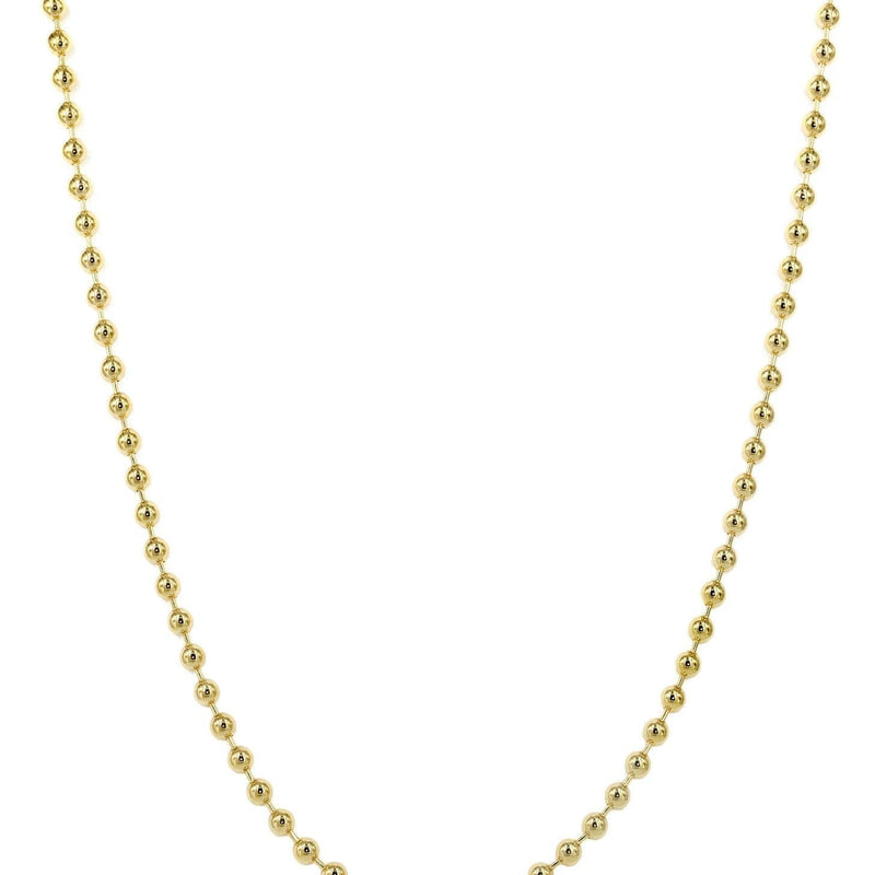 Gold Chain - Mens Dog Tag Chain 10K/14K Gold