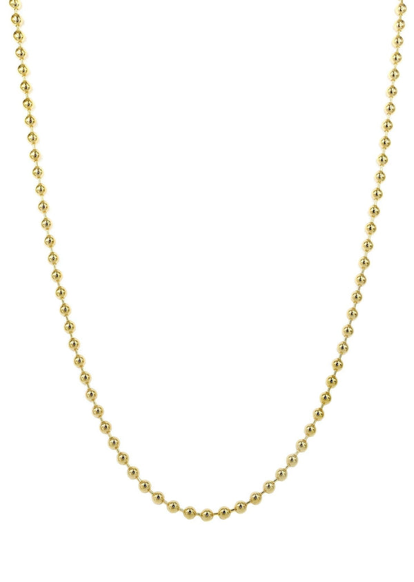 Gold Chain - Mens Dog Tag Chain 10K/14K Gold