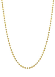 Womens 14K Gold Chain - Dog Tag Chain