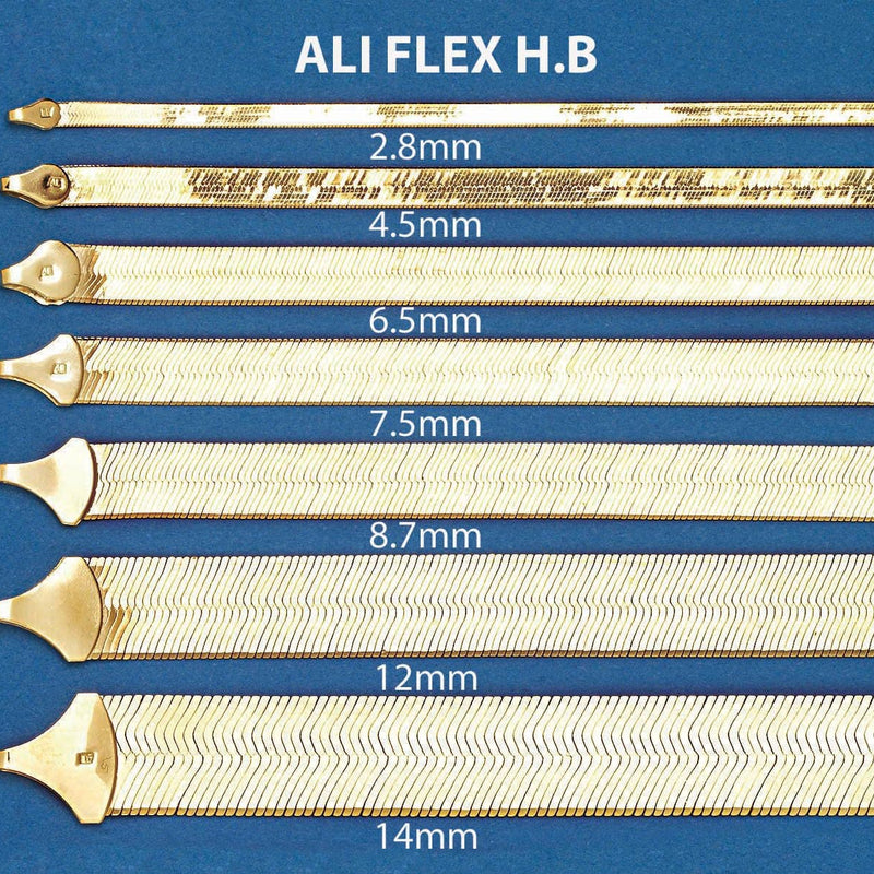 Mens Herringbone Chain 10K Gold