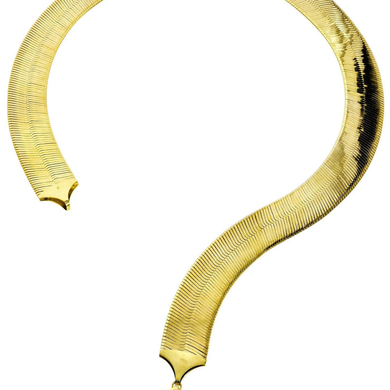 Mens Herringbone Chain 10K Gold
