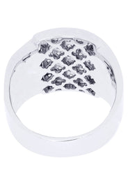 White Gold Mens Diamond Ring| 1.67 Carats| 14.83 Grams
