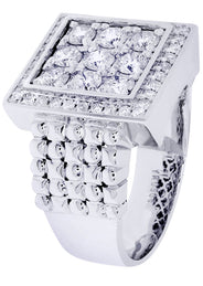 White Gold Mens Diamond Ring| 1.64 Carats| 15.17 Grams