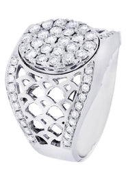 White Gold Mens Diamond Ring| 1.46 Carats| 13.7 Grams