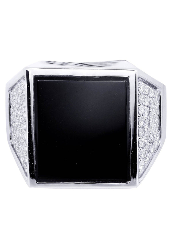 White Gold Mens Diamond Ring| 0.67 Carats| 13.66 Grams