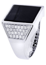 White Gold Mens Diamond Ring| 0.67 Carats| 13.66 Grams