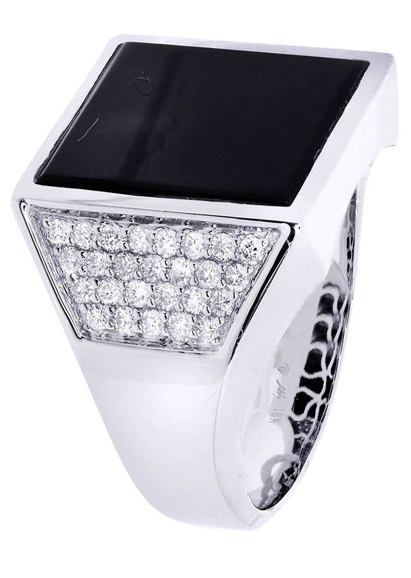 White Gold Mens Diamond Ring| 0.67 Carats| 13.66 Grams