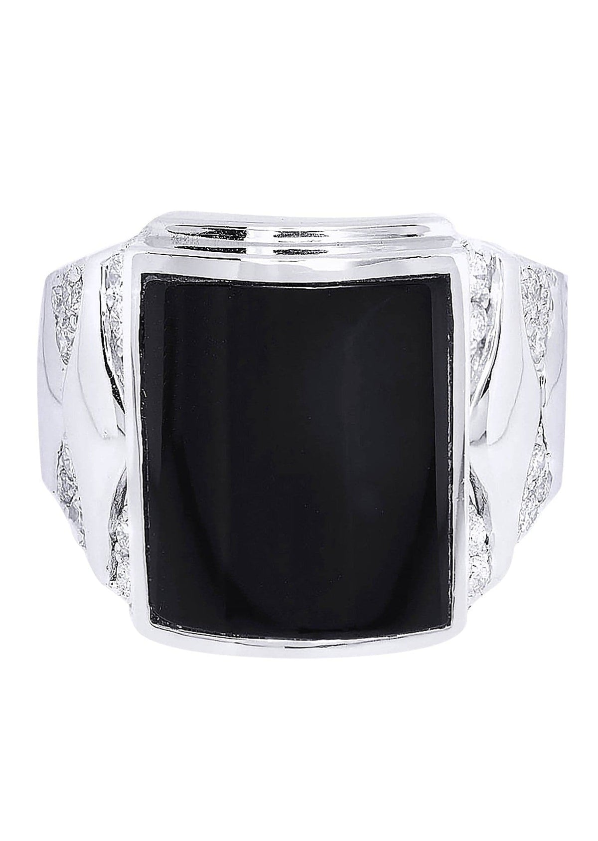 White Gold Mens Diamond Ring| 0.76 Carats| 16.98 Grams
