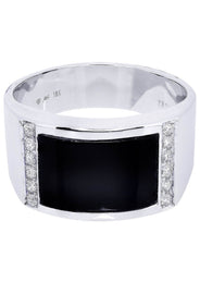 White Gold Pinky Diamond Ring| 0.22 Carats| 9.6 Grams