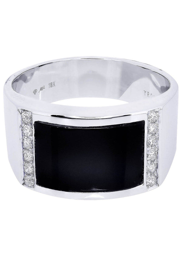 White Gold Pinky Diamond Ring| 0.22 Carats| 9.6 Grams
