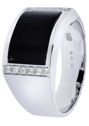 White Gold Pinky Diamond Ring| 0.22 Carats| 9.6 Grams