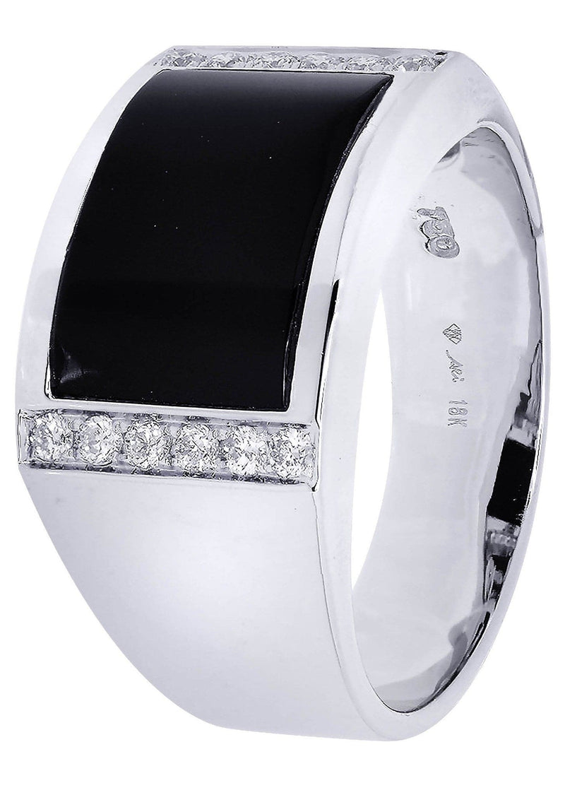 White Gold Pinky Diamond Ring| 0.22 Carats| 9.6 Grams