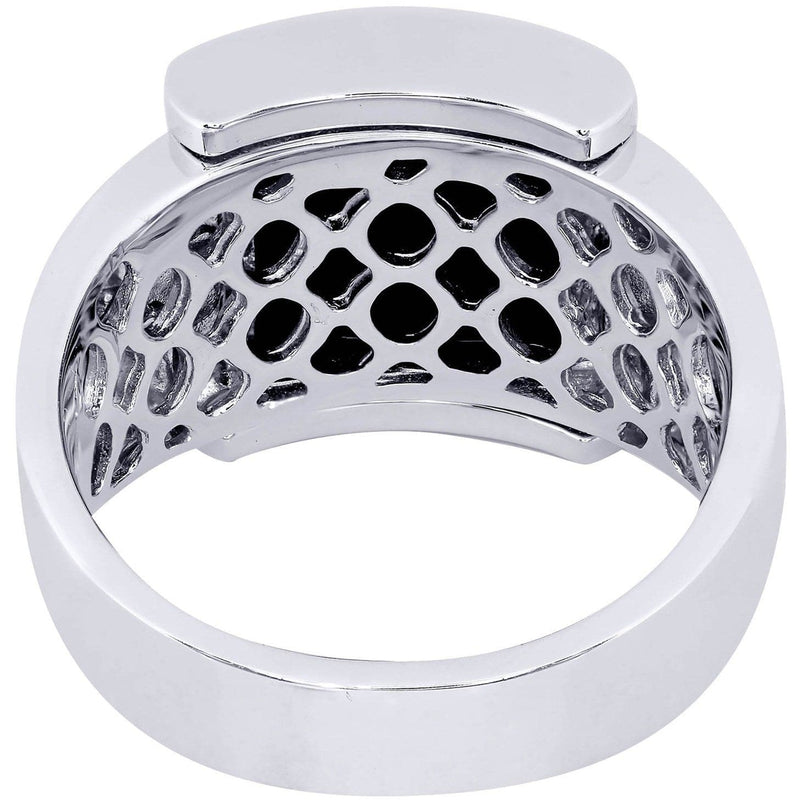 White Gold Mens Diamond Ring| 0.21 Carats| 15.67 Grams