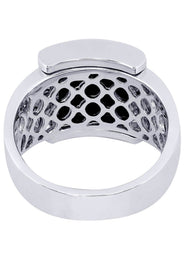 White Gold Mens Diamond Ring| 0.21 Carats| 15.67 Grams
