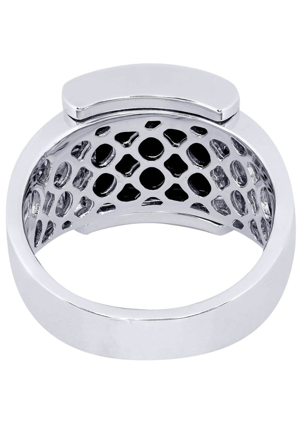 White Gold Mens Diamond Ring| 0.21 Carats| 15.67 Grams