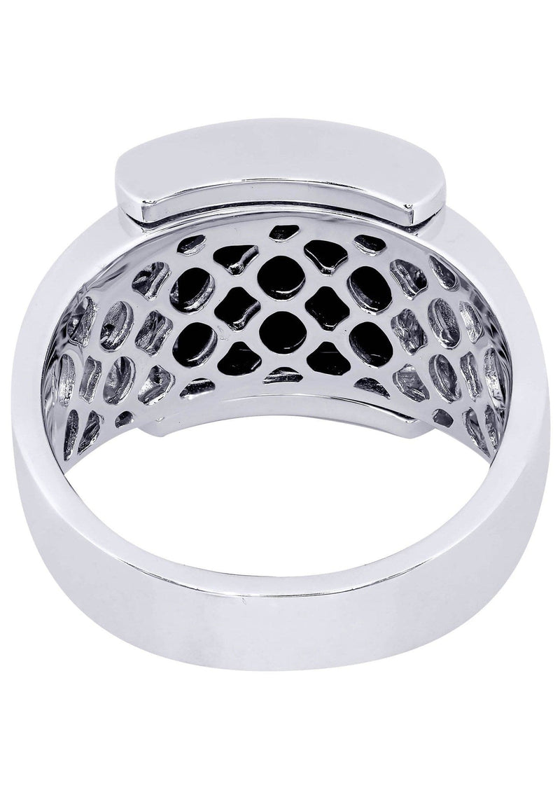 White Gold Mens Diamond Ring| 0.21 Carats| 15.67 Grams