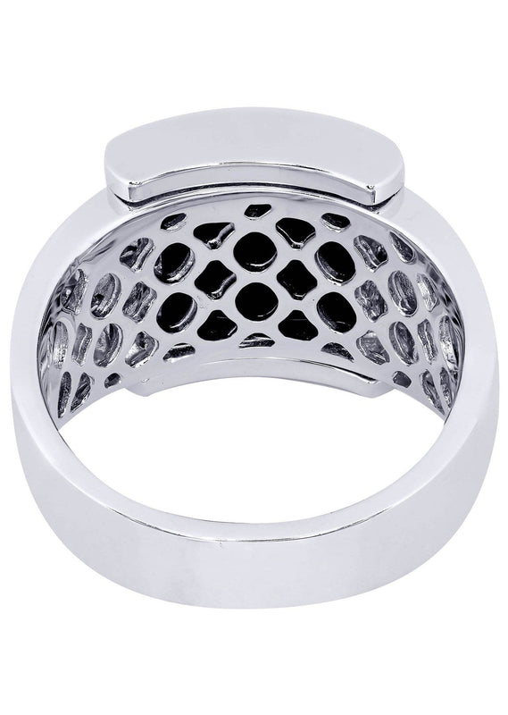 White Gold Mens Diamond Ring| 0.21 Carats| 15.67 Grams