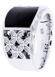 White Gold Mens Diamond Ring| 0.23 Carats| 13.7 Grams