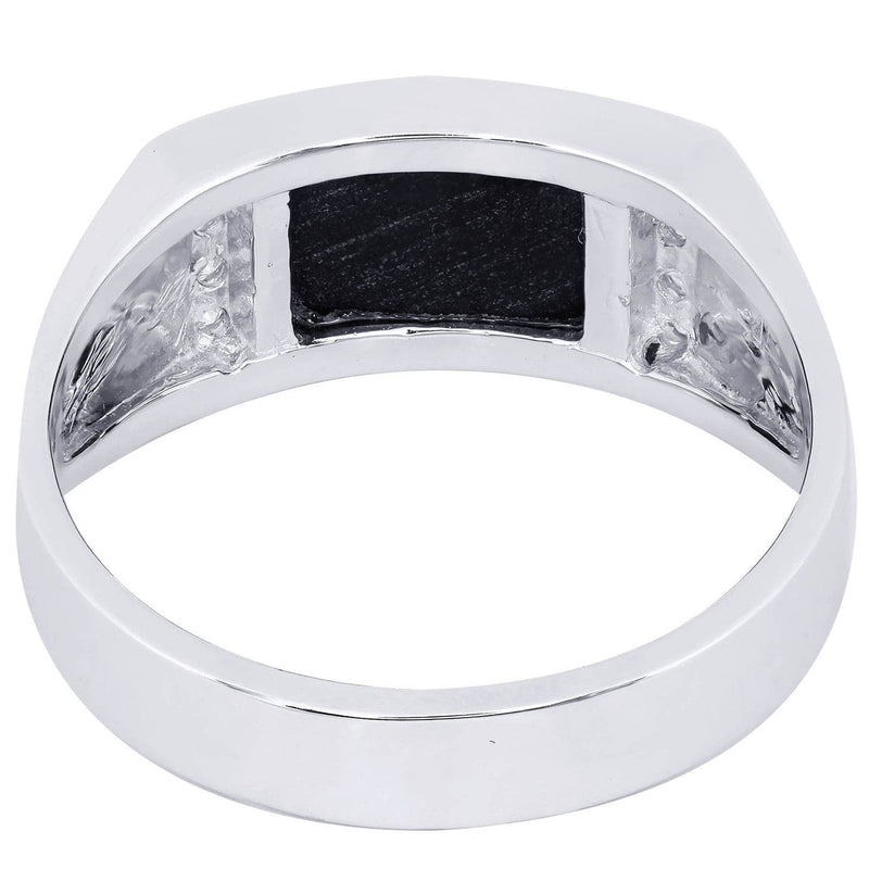 White Gold Pinky Diamond Ring| 0.12 Carats| 6.37 Grams
