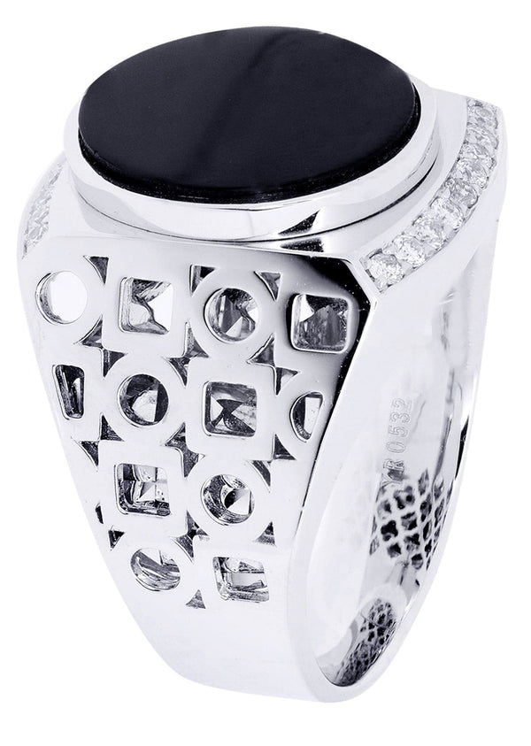 White Gold Pinky Diamond Ring| 0.25 Carats| 12.29 Grams