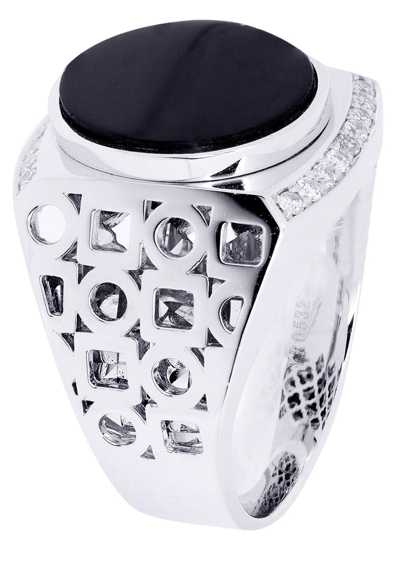 White Gold Pinky Diamond Ring| 0.25 Carats| 12.29 Grams