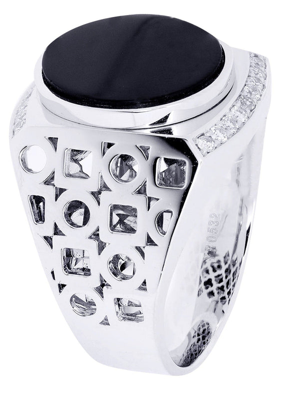 White Gold Pinky Diamond Ring| 0.25 Carats| 12.29 Grams