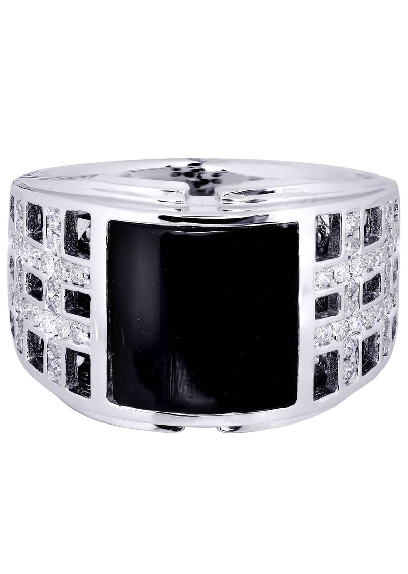White Gold Pinky Diamond Ring| 0.47 Carats| 14.27 Grams