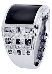 White Gold Pinky Diamond Ring| 0.47 Carats| 14.27 Grams