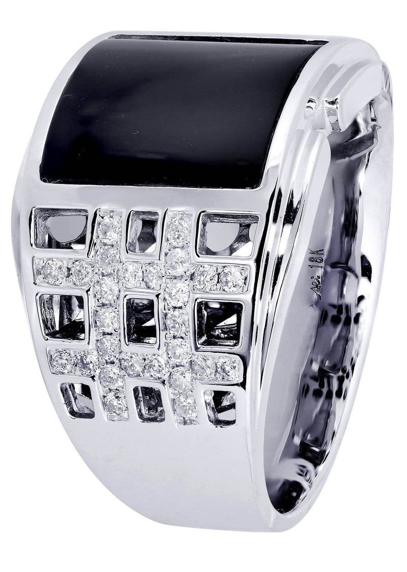 White Gold Pinky Diamond Ring| 0.47 Carats| 14.27 Grams