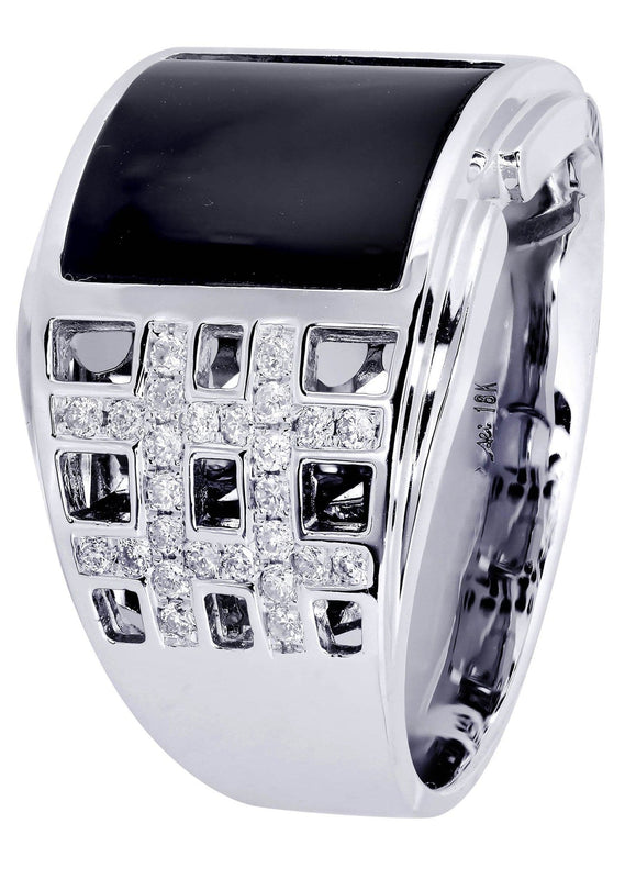 White Gold Pinky Diamond Ring| 0.47 Carats| 14.27 Grams