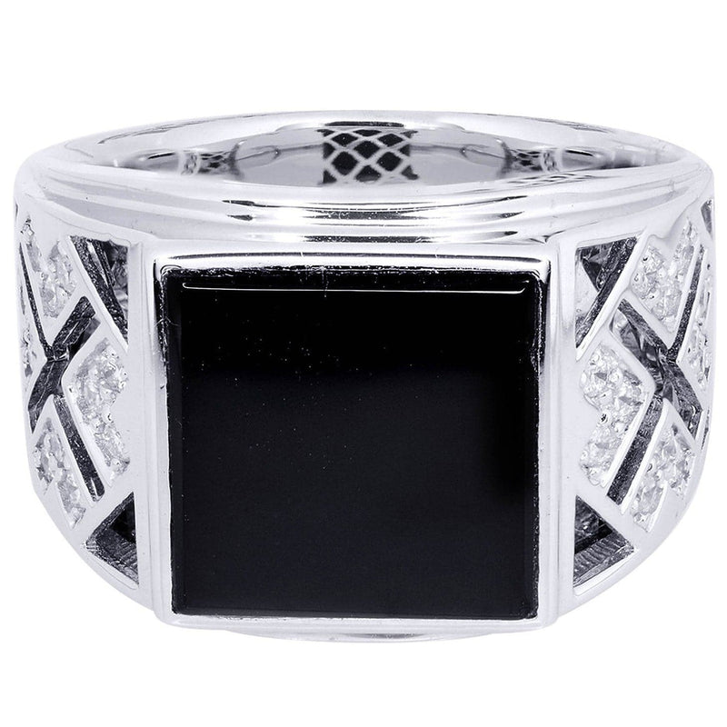 White Gold Pinky Diamond Ring| 0.35 Carats| 11.98 Grams