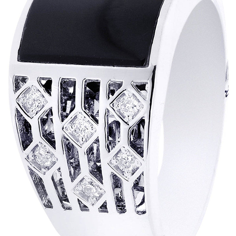 White Gold Pinky Diamond Ring| 0.29 Carats| 11.3 Grams