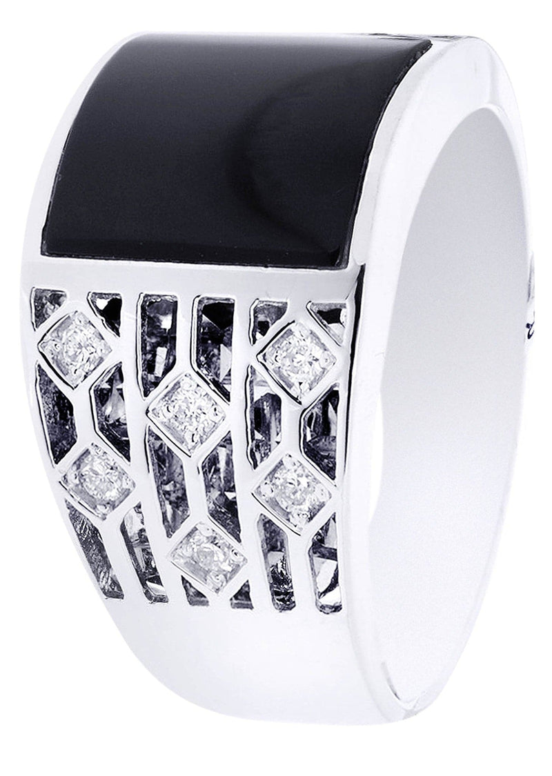 White Gold Pinky Diamond Ring| 0.29 Carats| 11.3 Grams