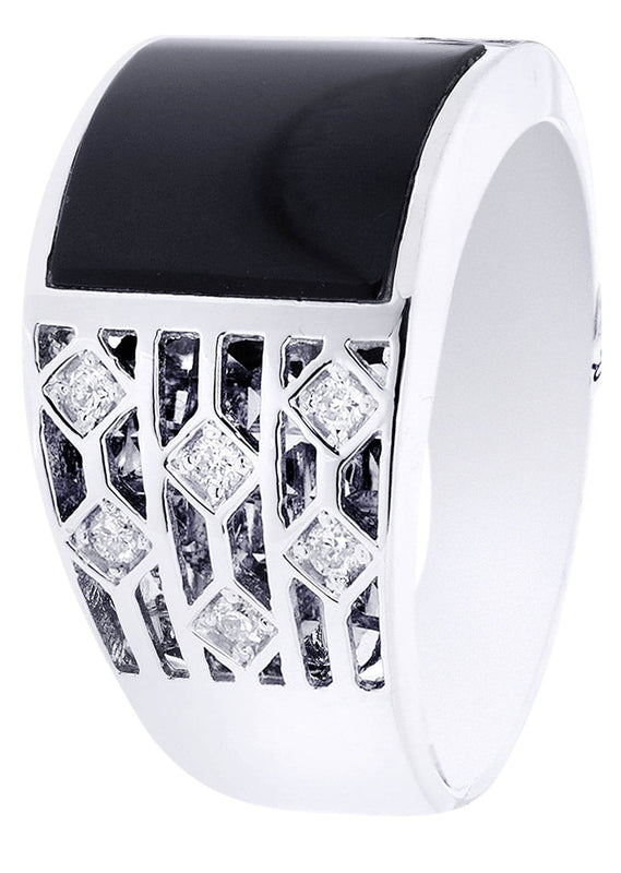 White Gold Pinky Diamond Ring| 0.29 Carats| 11.3 Grams