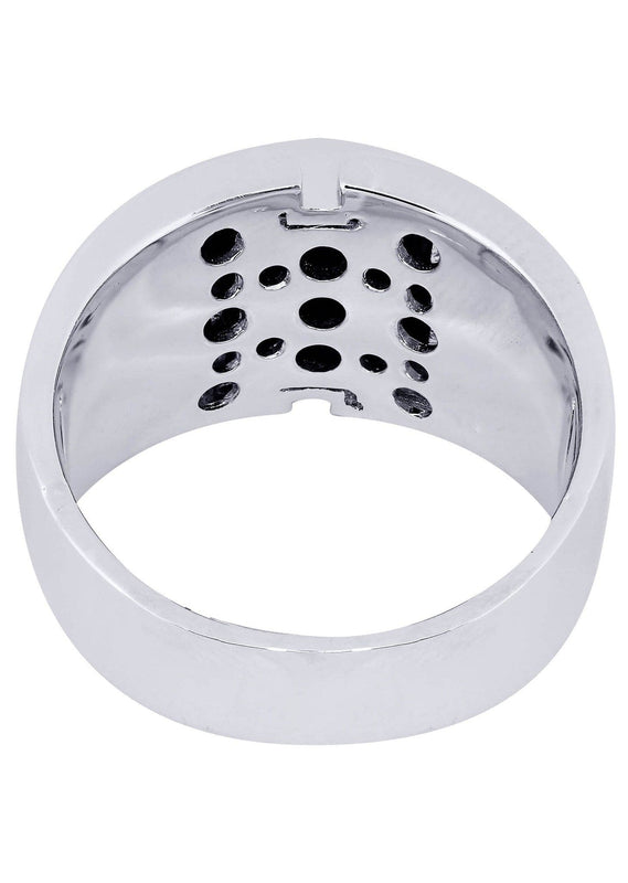 White Gold Pinky Diamond Ring| 0.19 Carats| 12.33 Grams
