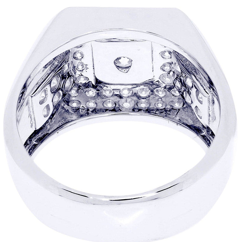 White Gold Pinky Diamond Ring| 1.39 Carats| 10.9 Grams