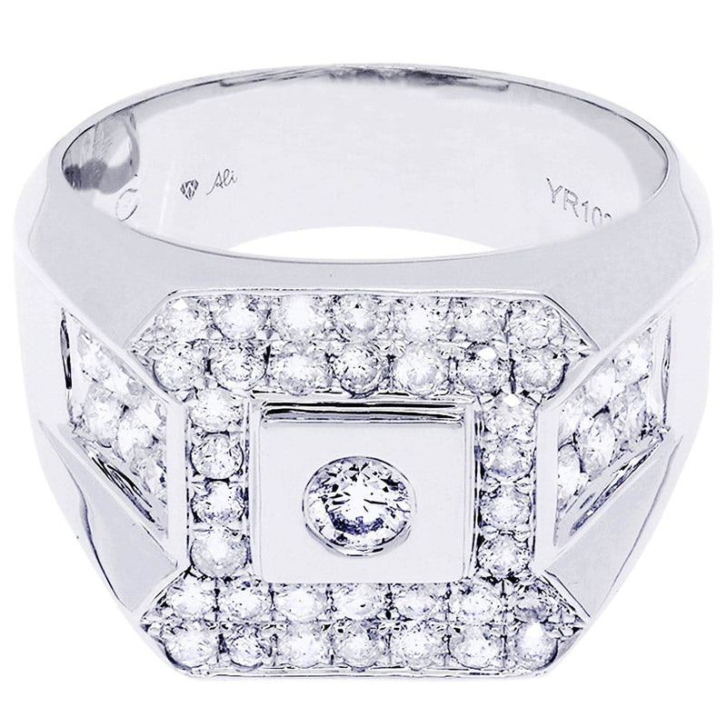 White Gold Pinky Diamond Ring| 1.39 Carats| 10.9 Grams