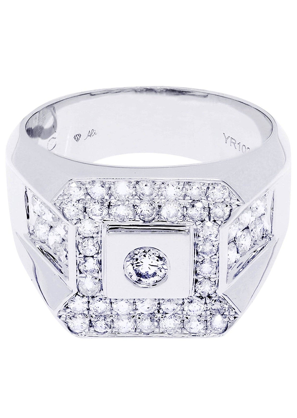 White Gold Pinky Diamond Ring| 1.39 Carats| 10.9 Grams