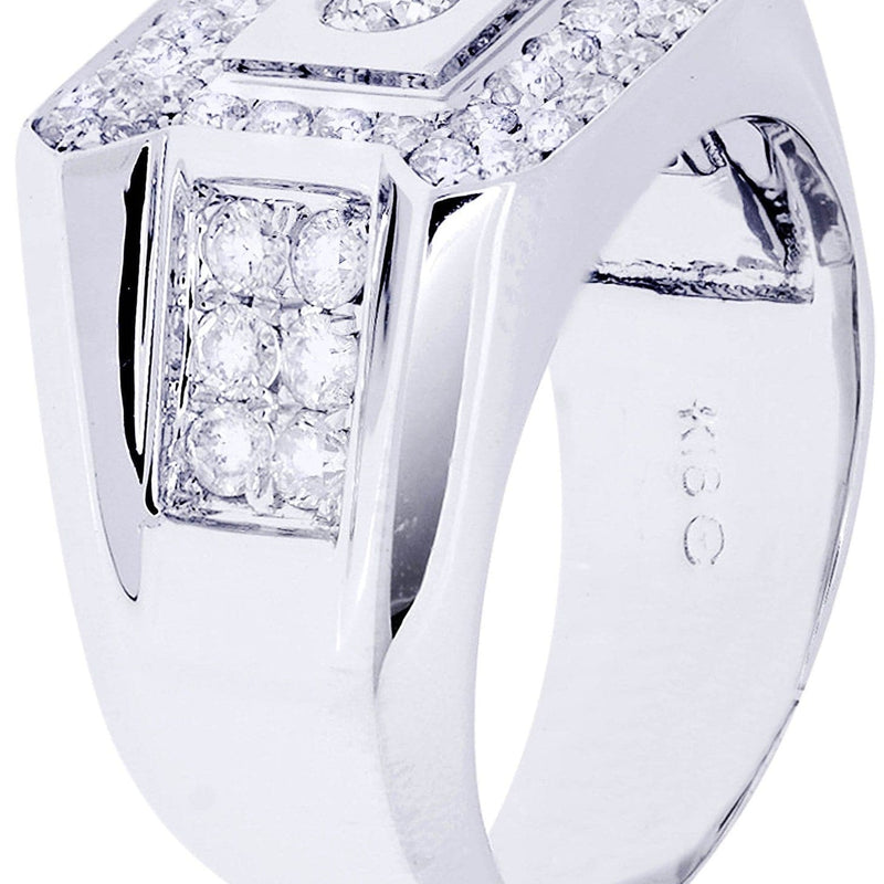 White Gold Pinky Diamond Ring| 1.39 Carats| 10.9 Grams