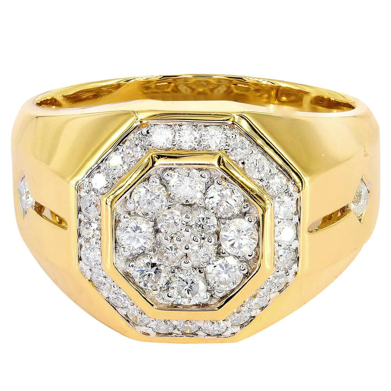 Mens Diamond Ring / Pinky Diamond Ring| 1.04 Carats