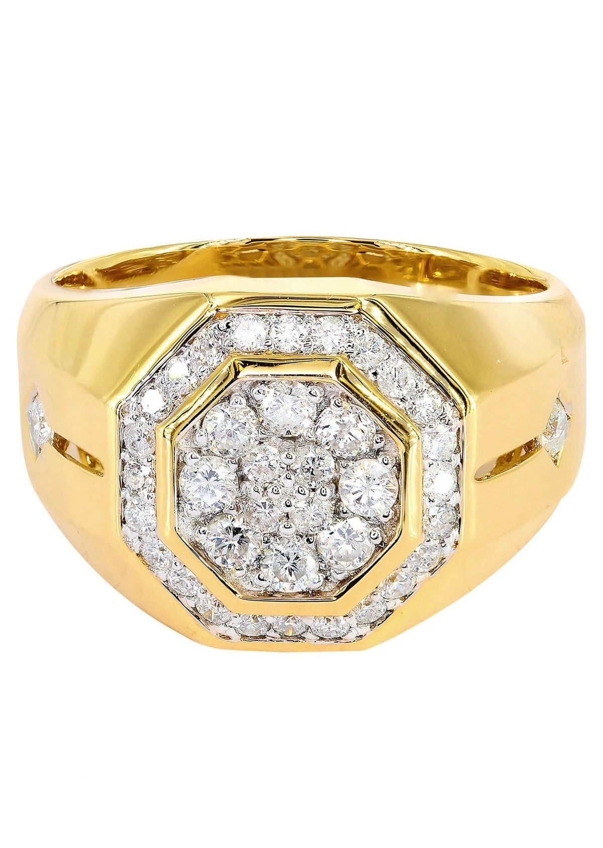 Mens Diamond Ring / Pinky Diamond Ring| 1.04 Carats