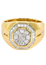 Mens Diamond Ring / Pinky Diamond Ring| 1.04 Carats