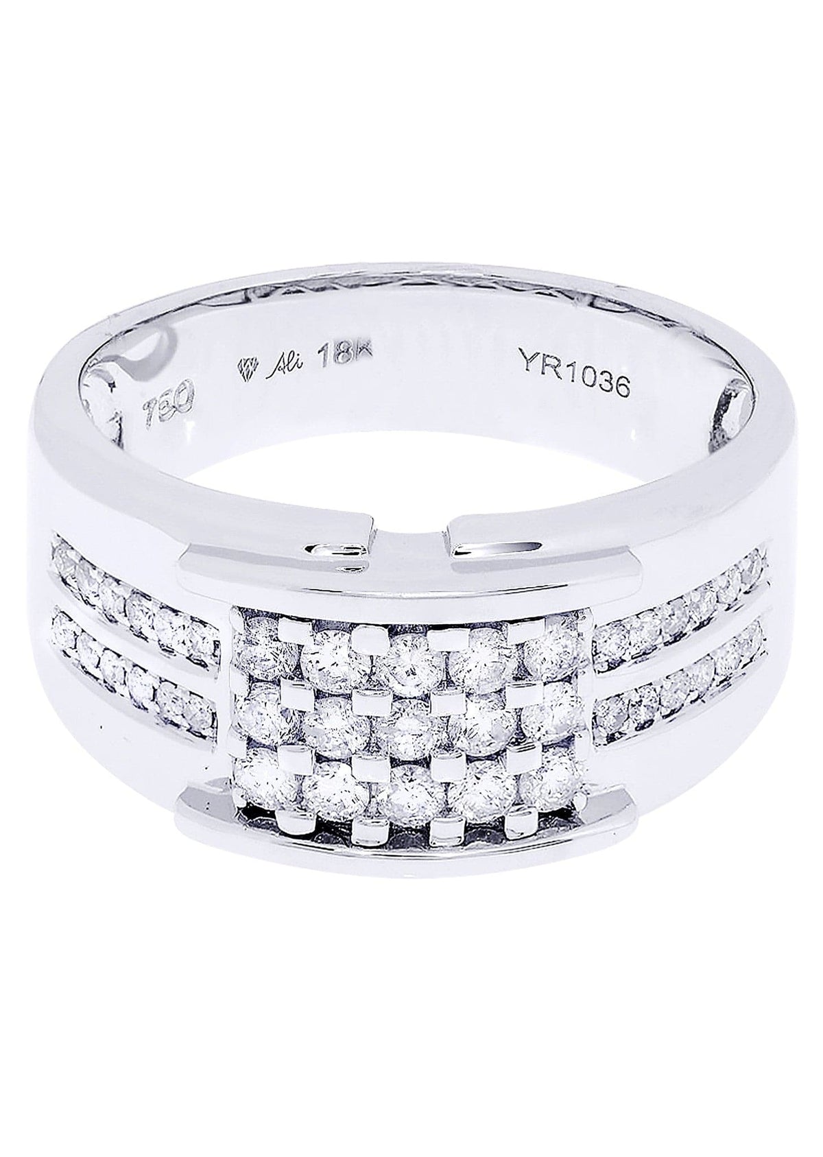 White Gold Pinky Diamond Ring| 0.61 Carats| 9.58 Grams