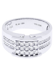 White Gold Pinky Diamond Ring| 0.61 Carats| 9.58 Grams