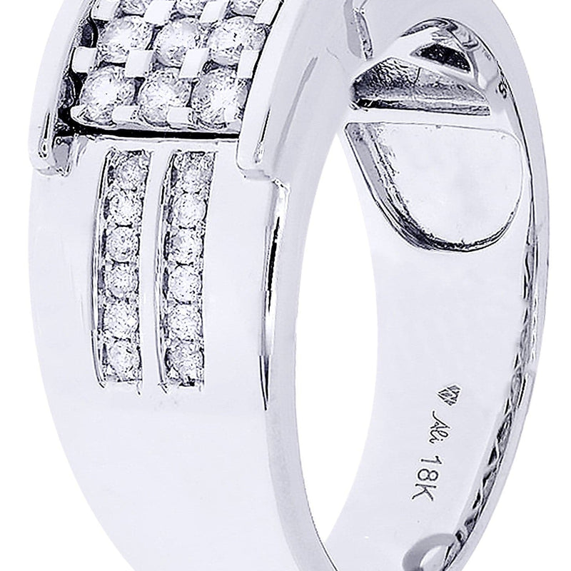White Gold Pinky Diamond Ring| 0.61 Carats| 9.58 Grams
