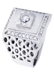White Gold Pinky Diamond Ring| 1.06 Carats| 18.39 Grams